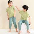 10 12 14 16 18Yrs Kids Pajamas Sets Summer Pijamas for Teens Cotton Sleepwear Baby Boys Clothes Short Sleeves Girls Nightwear.