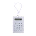 1pc Mini Calculator Pocket Student Mini Electronic Calculator Biscuit Shape School Office Supplies Mini Calculator. 