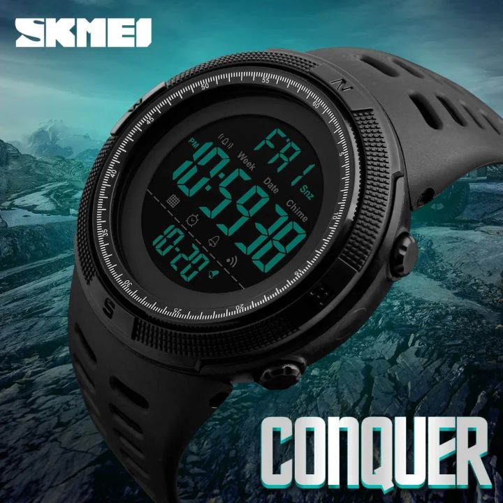 SKMEI%201251%20Waterproof%20Digital%20Mens%20Watches%20Sport%20Countdown%20Electronic%20Wristwatches%20For%20Men%20Military%20Clock%201560%20Reloj%20Masculino%20-%20Image%202