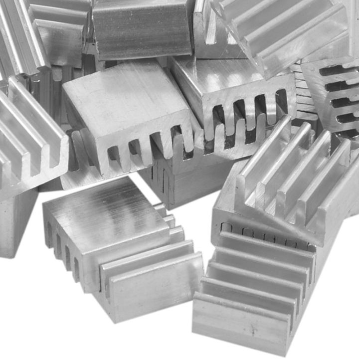 (NEW)50pcs 9*9*5mm Mini Aluminum Heatsink For IC LED Chip RAM