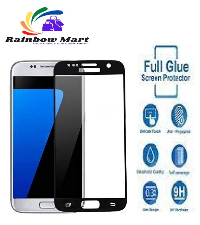 Samsung%20Galaxy%20S7%20Tempered%20Glass%20Screen%20Protector%206D/9D/11D%20-%20Black%20-%20Image%202