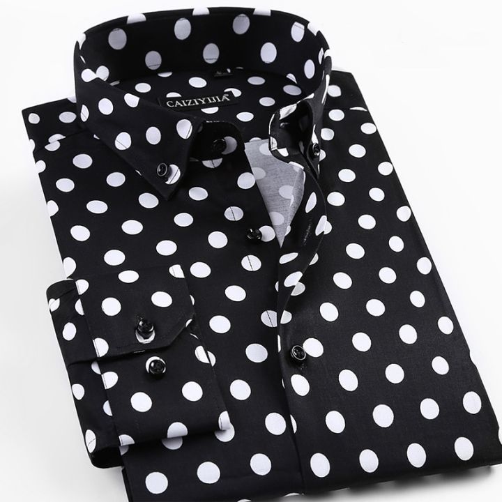 Men's%20Polka%20Dot%20Printing%20Long%20Sleeve%20Shirt%20Fashion%20Male%20Dress%20Shirts%20Casual%20Formal%20Cotton%20Black%20White%20Dots%20Youth%20Clothing%20-%20Image%202