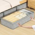 Portable Bed Bottom Storage Box Foldable Clothing Storage Box Waterproof Moisture-proof Household Storage Organizer.