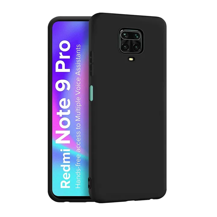 For%20Xiaomi%20Redmi%20Note%209s/%20Note%209%20Pro%20/%20Note%209%20Pro%20Max%20Premium%20Silicone%20Matte%20Soft%20Phone%20Case%20-%20Black%20-%20Phone%20Back%20Cover%20-%20Image%202