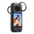 1Pair Camera Accessories Black & Transparent Replacement Parts Lens Guards Protector Panoramic Lens Protector Sports for Insta 360 X3 Sticky. 