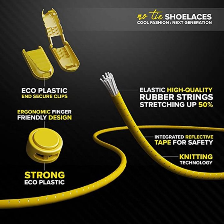 Elastic%20No%20Tie%20Shoelaces%20Safety%20Reflctive%20Threads%20Adjustable%20Lock%20Tieless%20Shoe%20Laces%20Night%20Walk%20Running%20Shoelaces%20-%20Image%203
