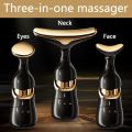 Multifunctional Facial Massager, 3-in-1 Beauty Massager for Face and Neck, Facial Massager for Skin Care, Thermal and Vibration Technologies for Skin Care Improve Glowing Skin, Smooth and Tightening Skin.