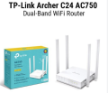 TP-Link Archer C24 AC750 Mbps Dual-Band Wi-Fi Router. 
