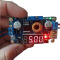 【beauty code store】（NEW）Step Down Buck Converter Power Supply Module Board 1.2-32V Adjustable 5A Constant Current LCD Digital. 