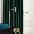 Nordic Velvet Curtains Dark Green Velvet Curtains Blackout Curtains Solid Color Curtains for Bedroom Living Room Dining Room.