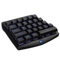 Popular 28 Keys One Handed Mechanical Wireless Gaming Keyboard RGB Backlit Gaming Keypad.