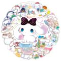 50pcs Cute Sanrio Cinnamoroll Sticker Cartoon Decals for Scrapbook Diary Car Stationery Laptop Waterproof Stickers Gift.