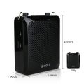 SHIDU 25W Portable Wireless Voice Amplifier for Teacher 4000mAh Battery Bluetooth Speaker with Microphone Echo AUX Recording S28. 
