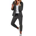 Suit Set Two Piece Office Business Long Sleeve Lapels Jacket Pants Suit 2025..