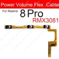 1 Set For Realme 8 8 Pro 8i 8S 4G 5G Power Volume Flex Cable Side Switch Volume Button On OFF Power Key Flex Ribbon Parts. 