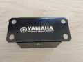 Yamaha FZS V2, V3 & V4 Black Handle Bar Clip Cover Or Handle Bar Middle Part Cover With Brand Name and Logo.