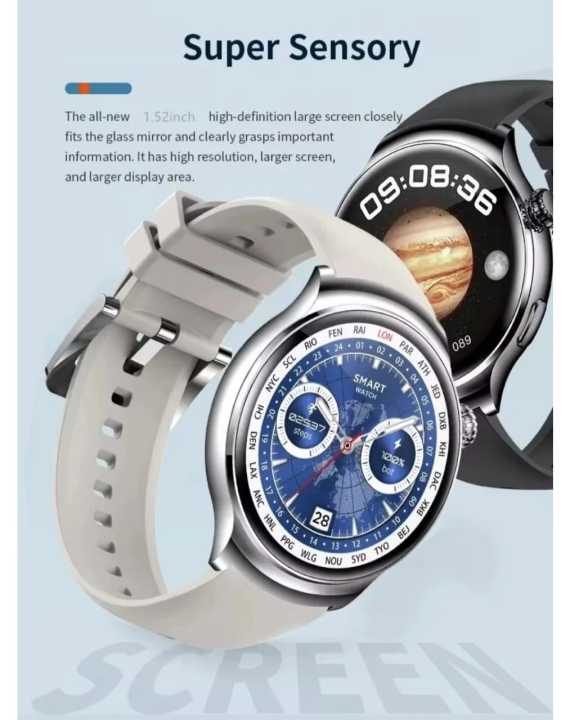 Z93%20Pro%20Smartwatch%201.52"%20AMOLED%20HD%20Screen%20Heart%20Rate%20Bluetooth%20Call%20Smart%20Watch%20Men%20For%20IOS%20Android%20Waterproof%20Smartwatch%20-%20Image%202