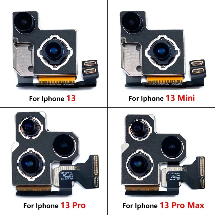 Original%20For%20iPhone%2012%2013%2012Pro%2013Pro%20Max%20Mini%20Back%20Rear%20Camera%20Module%20Flex%20Cable%20+Front%20Facing%20Camera%20Replacement%20Parts%20-%20Image%203