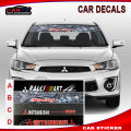 Car Universal Windshield reflective sticker Sport Windshield Banner Vinyl Decal Sticker CAR FRONT Windshield Glass Sticker. 
