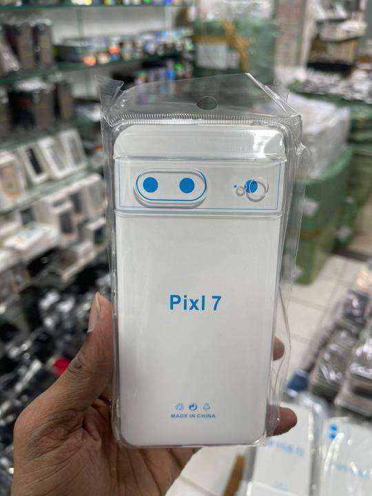 For Google Pixel 7 Case Slim Fit Soft Clear TPU Shockproof Shell Protective Cover For Google Pixel 7 Case Transparent - Phone - Camera