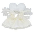 Colorful Cotton Doll Skirt for 10cm/20cm Doll Clothes Plush Doll's Clothing Handmade Outfit Accessories Fashion Kids Toys Gift Luhuai CVC. 