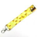 Adventure Time vintage 90s women kids Wristlet hand strap Lanyard keychain Phone Strap ID Badge Holder Key Chain Keyring cosplay. 