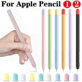 Soft Silicone Pen Holder For Apple Pencil 1st 2nd Generation Stylus Pen Cover For Apple Pencil 1 2 Protective Case Accessories. 