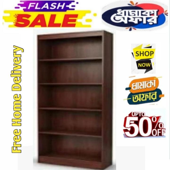 Open Book Cabinet . Size-L-24+W-12+H-60 inch.