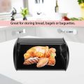Large Capacity Metal Bread Box,Kitchen Storage Organizer 3.1-4L.