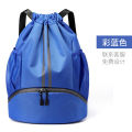 Basketball bag drawstring pocket, independent shoe compartment, swimming bag, can be printed with graphic LOGO, outdoor sports, picnic backpack. 