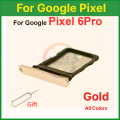 For Google Pixel 6, Pixel 6A, Pixel 6Pro Nano Sim Card Tray Holder Sim Adaptor With Free Sim Ejector Pin Replacement Part.