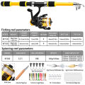 Spinning Fishing Rod 1.5m-1.8m Max Drag 5kg Telescopic Rod Long Throw Fishing Rod Fengshi.