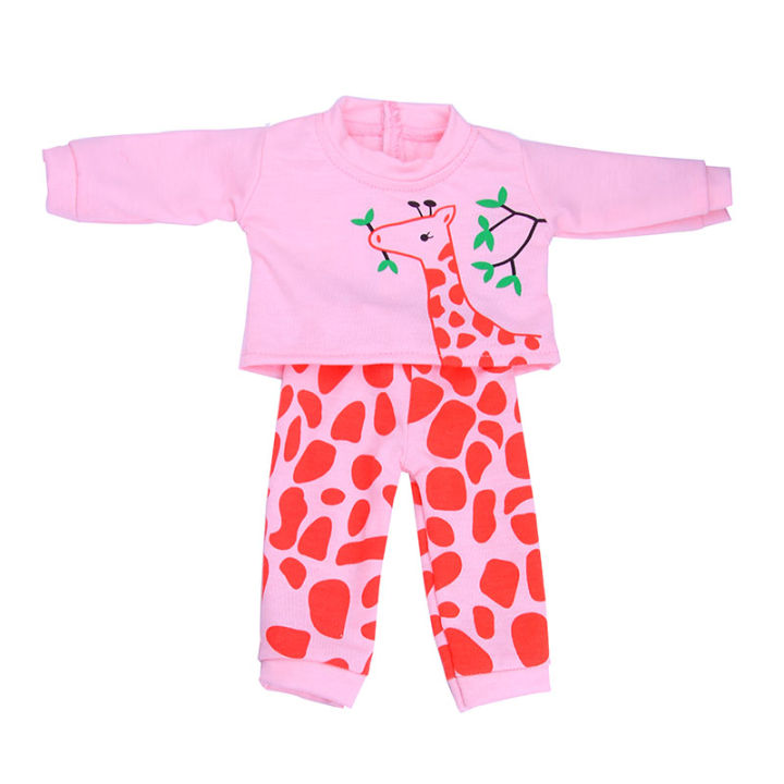 2%20Pcs/Set%20Animal%20Pajamas%20Suit%20For%2043%20Cm%20Born%20Baby%20Reborn%20Doll%20Clothes%20Accessories%2018%20Inch%20Doll%20Girls%20Toys%20Our%20Generation%20Nenuco%20-%20Image%203