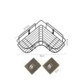 Bathroom Shelf Shower Organizer Triangle Cosmetic Storage Rack Kitchen Toilet Conbo-NR Mart-2024.