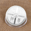 1 PCS Ancient Mythical Creatures Lucky Coin Silver Metal. 