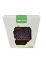 One-Handed Mechanical Gaming Keyboard RGB Backlit Portable Mini Gaming Keypad. 