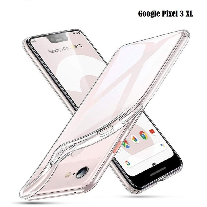 Google Pixel 3XL Luxury Crystal Clear Transparent Soft TPU Back case