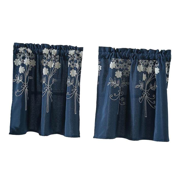 1%20Panel%20Floral%20Blackout%20Half%20Window%20Covering%20Cafe%20Curtains%20Short%20Tier%20Curtains%20Drapes%20for%20Kitchen%20-%20Image%209