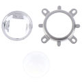 3PCS/set LED Lens Glass Reflector Collimator Fixed Bracket COB High Power Chip SEVICH.