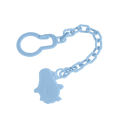 Baby Pacifier Chain Clip | Food Grade Silicone Holder | Anti-Drop Strap for Pacifiers & Teether Toys.