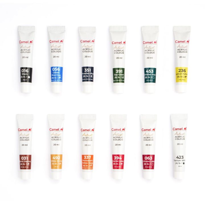 Camel%20Artists%20Acrylic%20Color%2020ml%2012%20Shade%20-%20Image%204