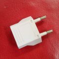 EU 2-Pin Plug To 2-Pin Socket Converter 250V 6A. 
