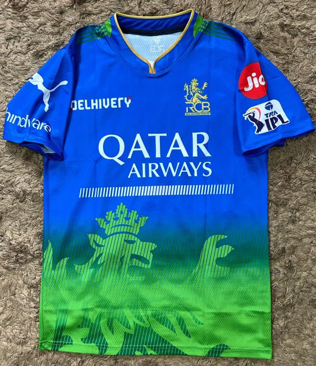 IPL Royal Challengers Bangalore Green Jersey 2024 With Virat 18 Name Number