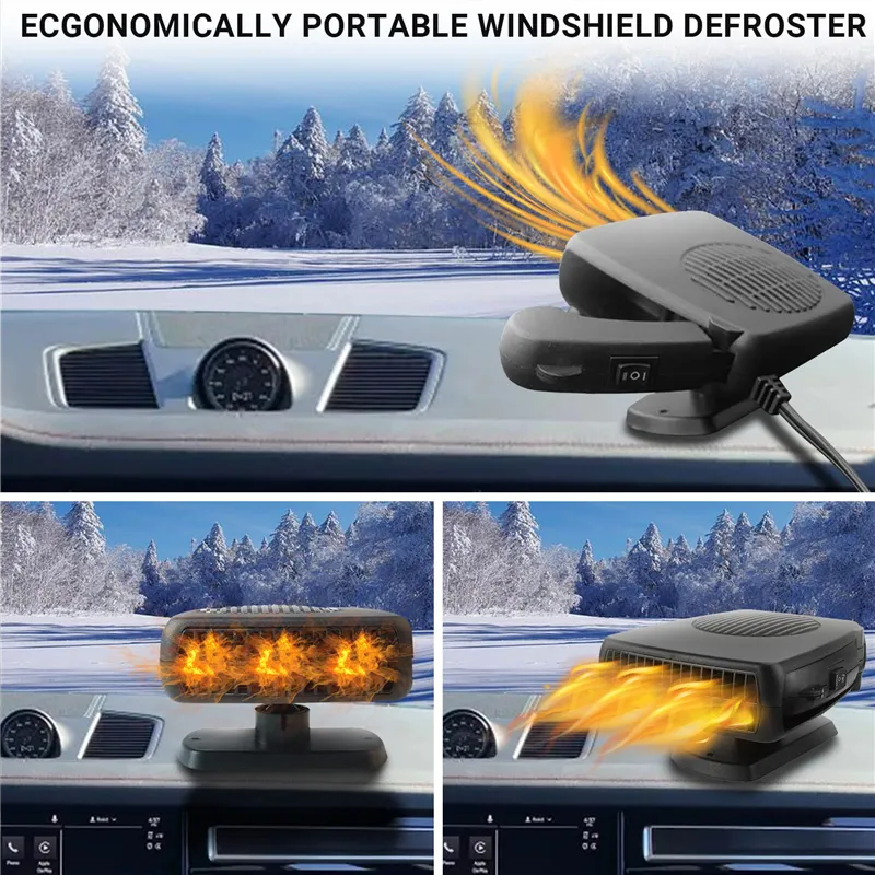 Car Heater Fast Heating Cooling Fan Electric Car Heater