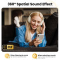 HAYLOU S30 Wireless Bluetooth 5.4 Headphones 43dB Adaptive Noise Cancelling Headsets 40mm Driver 80H Playtime Earphones.