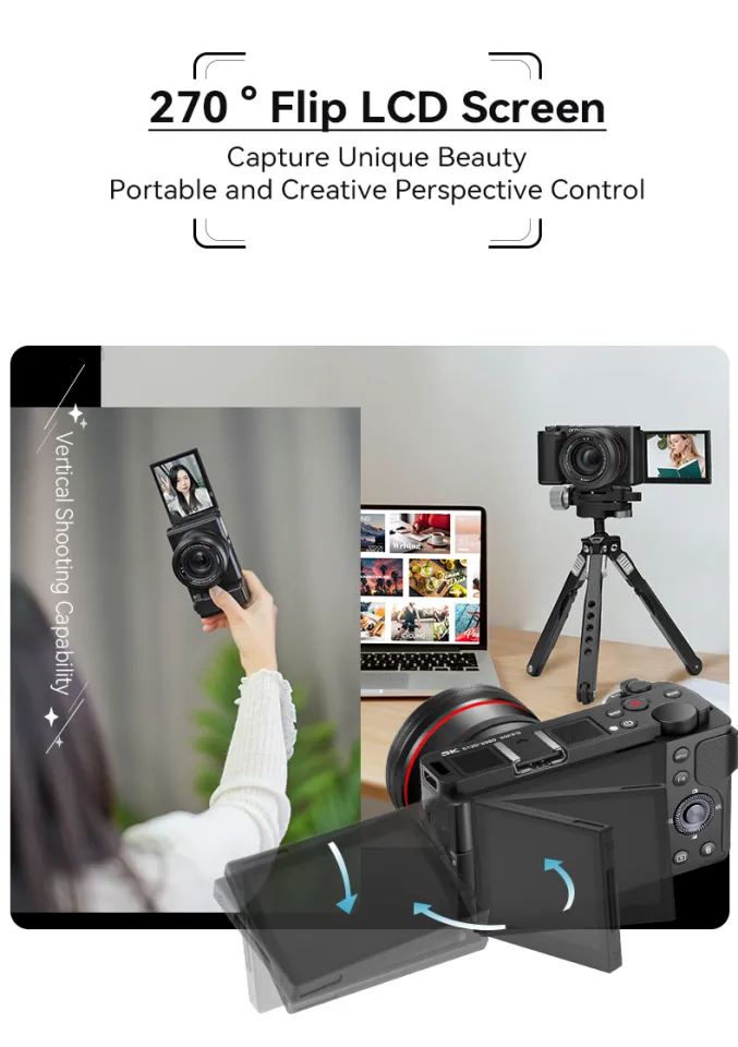 ORDRO G730 4K Vlog Camera Digital Compact Video Camcorder Infrared