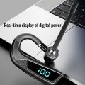 V16 Bluetooth-compatible Headset Digital Display Hands-free Voice Answering Business Sports Earphones.