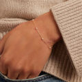 CANNER S925 Sterling Silver Bracelet For Women Stacked Wear Temperament Versatile Pearl Chains Bracelet Hand Ornament Jewelry. 