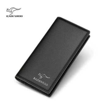 BADENROO Long High Quality High Capacity Artificial Leather Long Wallet For Men