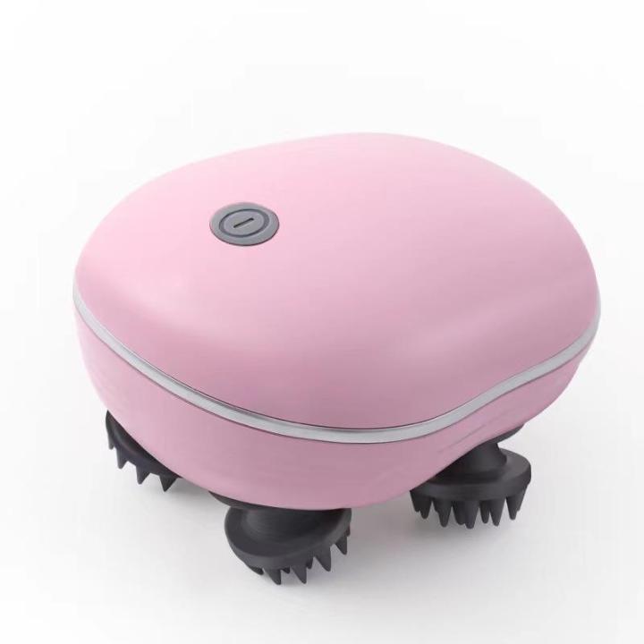 Scalp Head Hair Massager, Electric Waterproof Massager, Red Light Therapy, Kneading Head Massage Claws Electric Cat Massager Health Care Relax Shoulder Neck Deep Tissue Head Scalp Massage Kneading Vibrating Device Body Massager ( PINK )